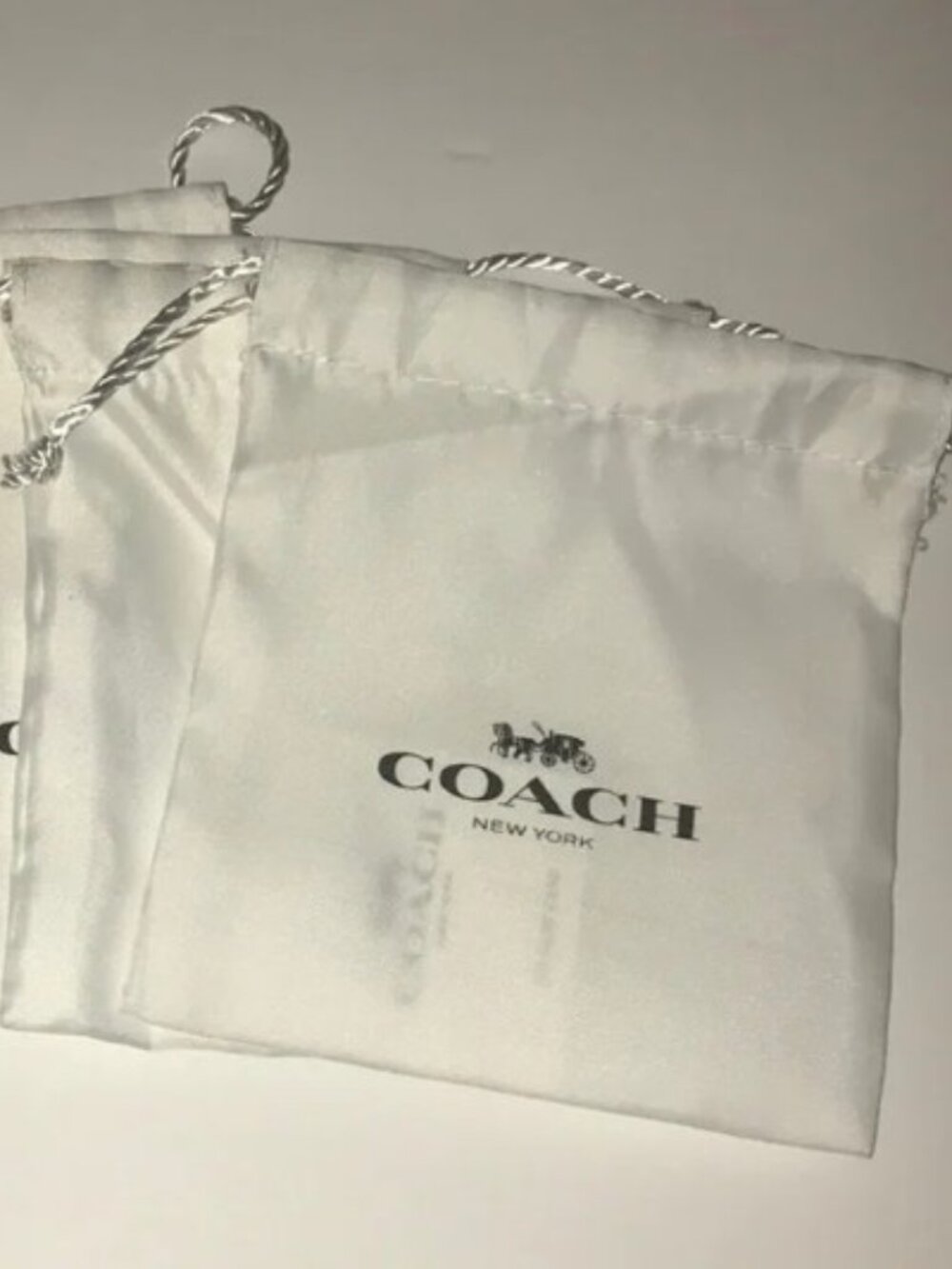 🌸 Coach 🌸 Earring Bracelet Necklace Keychain Jewelry Gift Storage DUST BAG 🌸